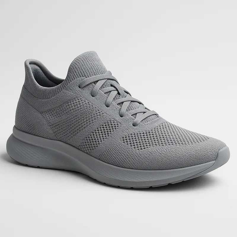 Flat Knitted Polyester Shoe Upper with Engineered Jacquard Zones – AI footwear design concept 2 for Sports footwear uppers