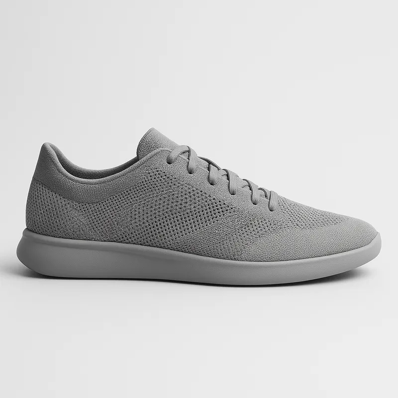 Flat Knitted Polyester Shoe Upper with Engineered Jacquard Zones – AI footwear design concept 3 for Sports footwear uppers