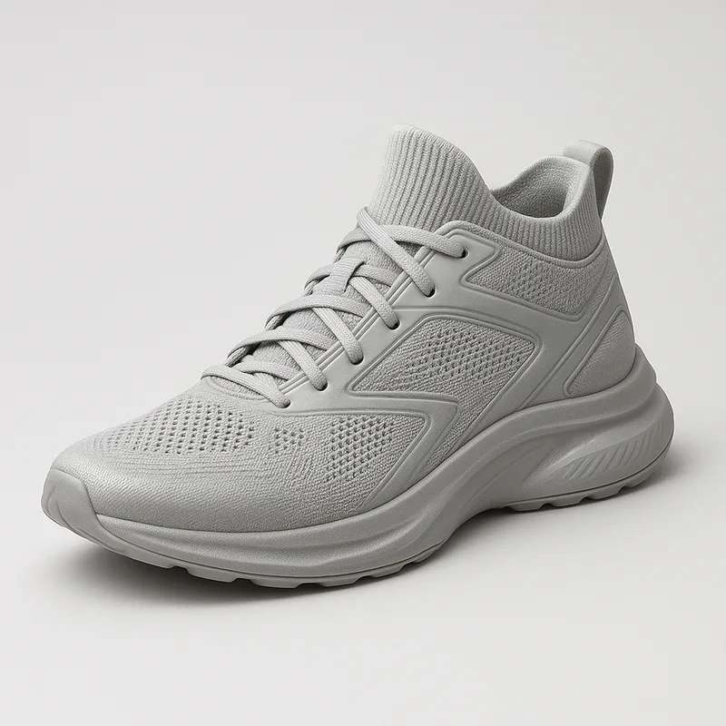 Gallop Mesh Warp Knitted Jacquard Fabric for Footwear Uppers – AI footwear design concept 2 for Primary upper fabric for performance footwear