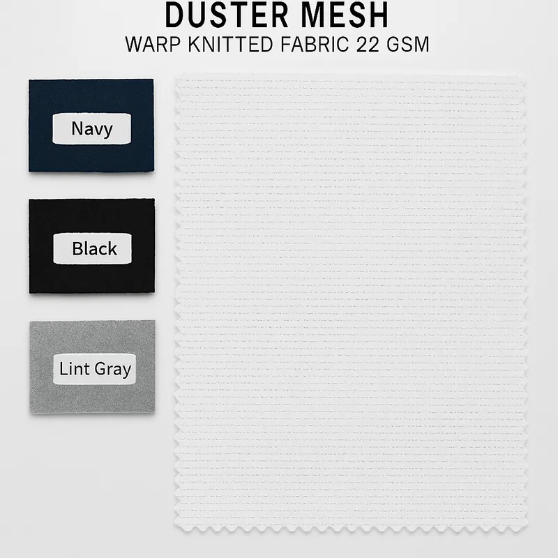 TrustKnit warp knitted fabric Duster Mesh for footwear uppers and linings