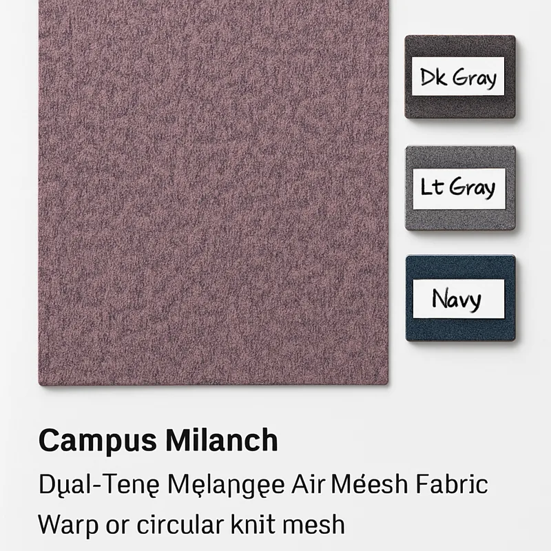 Campus Milanch Dual-Tone Melange Air Mesh Fabric – main product image